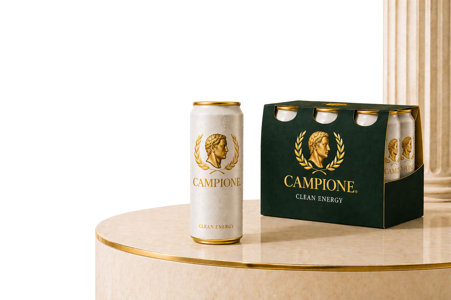 Campione 6-pack on display