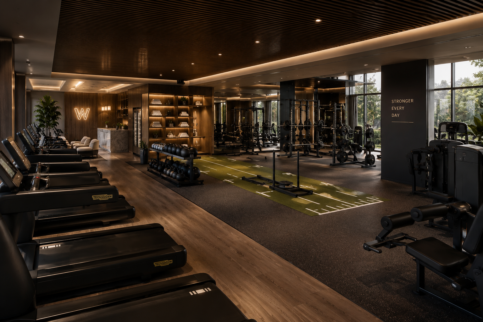Premium fitness and lifestyle space